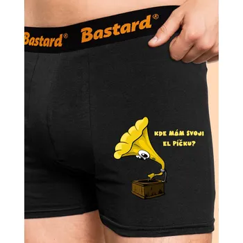 Trenýrky Bastard Elpíčka boxerky Black