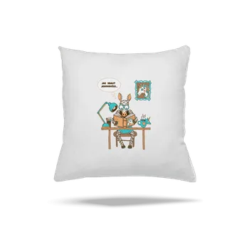 Polštář Bastard Jak sbalit jednorožce polštář White