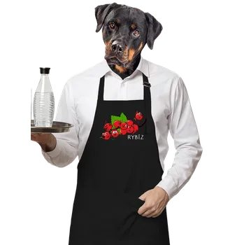 Kuchyňská zástěra Bastard Rybíz zástěra Black