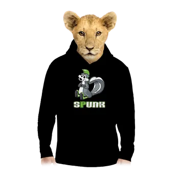 Chlapecká mikina Bastard Spunk dětská mikina klokanka Black