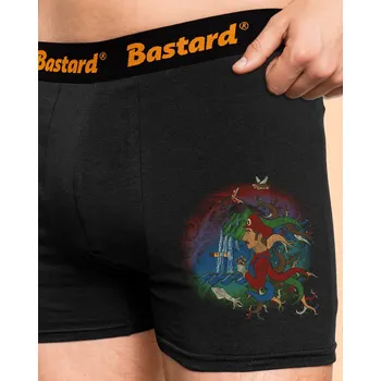 Trenýrky Bastard Marios Trip boxerky Black