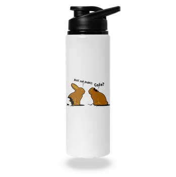 Láhev Bastard Bolí mě prdel lahev na vodu White