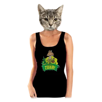 Bastard Houbaření zdar dámské tílko klasické Black