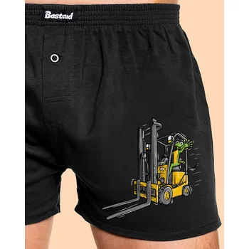 Trenýrky Bastard Ještěrka pánské trenky Black