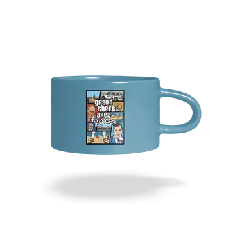 Bastard Královec hrnek makronka Blue Macaron