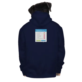 Pánská mikina Bastard Manželské povinnosti pánská mikina na zip Navy