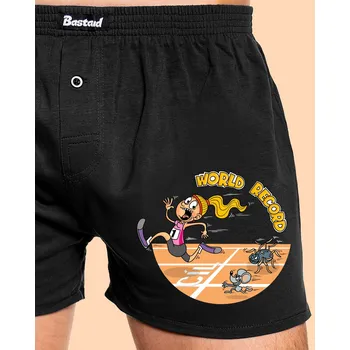 Trenýrky Bastard Světový rekord pánské trenky Black