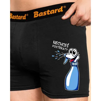 Trenýrky Bastard Orchidej a rozprašovač boxerky Black