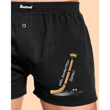 Trenýrky Bastard Král zahnutých čepelí - hokej pánské trenky Black