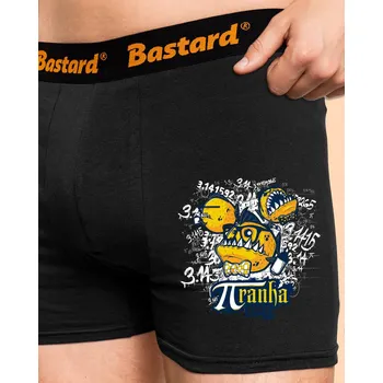 Trenýrky Bastard Piraní gang boxerky Black