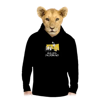 Chlapecká mikina Bastard Kutil domácí dětská mikina klokanka Black