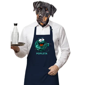 Kuchyňská zástěra Bastard Popleta zástěra Navy