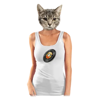 Bastard Jsem singl dámské tílko klasické White