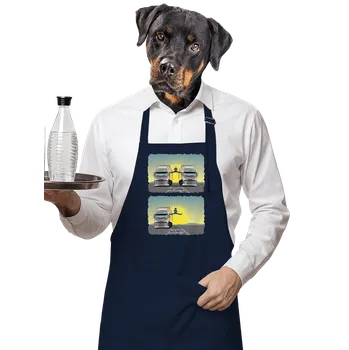 Kuchyňská zástěra Bastard Chuck &amp; Truck zástěra Navy