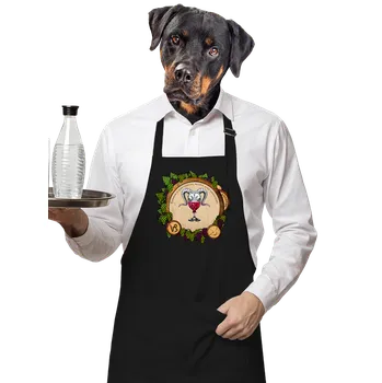 Kuchyňská zástěra Bastard Vinný horoskop: Kozoroh zástěra Black