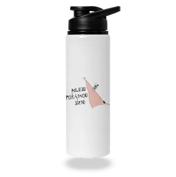 Láhev Bastard Miluju jízdu lahev na vodu White