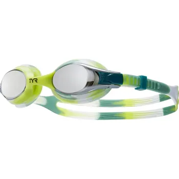 Plavecké brýle Tyr Swimple Mirrored Tie-Dye Zeleno/stříbrná