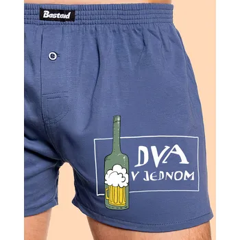 Trenýrky Bastard Dva v jednom pánské trenky Blue