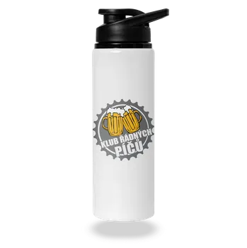 Láhev Bastard Klub řádných píčů lahev na vodu White