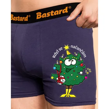 Trenýrky Bastard Když se načančám boxerky Blue Navy