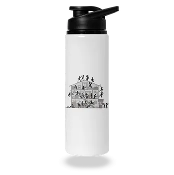 Láhev Bastard Párty dům lahev na vodu White