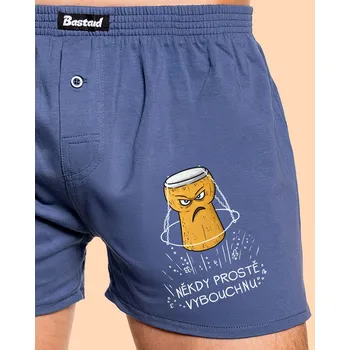 Trenýrky Bastard Někdy vybouchnu pánské trenky Blue