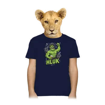 Chlapecké tričko Bastard Hluk dětské tričko Navy