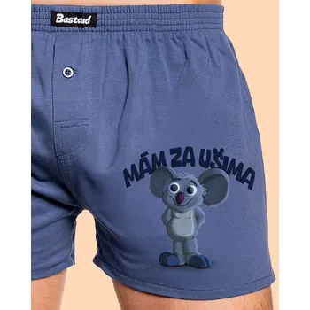 Trenýrky Bastard Mám za ušima pánské trenky Blue