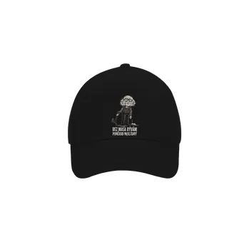 Kšiltovka Bastard Neklidný bez masa kšiltovka baseballka Black