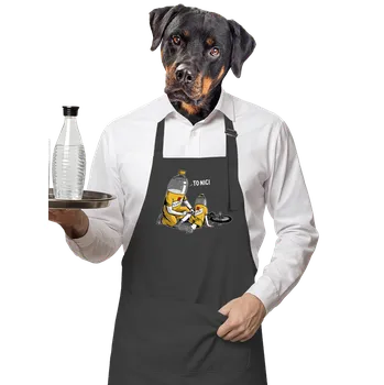 Kuchyňská zástěra Bastard Tonic zástěra Dark Grey