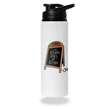 Láhev Bastard Včera, dnes a zítra lahev na vodu White