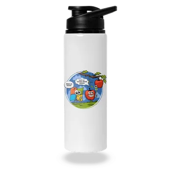 Láhev Bastard Padám jen jednou lahev na vodu White