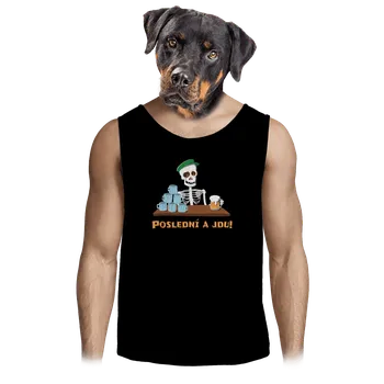 Pánské tílko Bastard Poslední a jdu pánské tílko Black