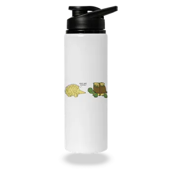 Láhev Bastard Želva s ježkem lahev na vodu White