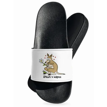 Pánské pantofle Bastard Štěstí v kapse pantofle White