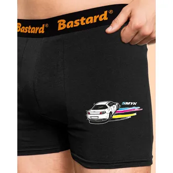 Trenýrky Bastard CMYK ve smyku boxerky Black