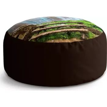 Taburet Sablio Taburet Circle Posezení u vodopádu: 38x48 cm