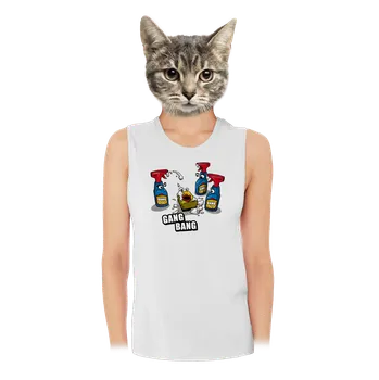 Bastard Gang bang dámské tílko volné White