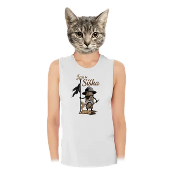 Bastard Jan Šiška dámské tílko volné White