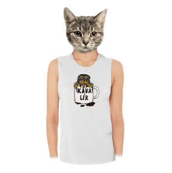 Bastard Kávalír dámské tílko volné White