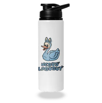 Láhev Bastard Nebuď labubuť lahev na vodu White