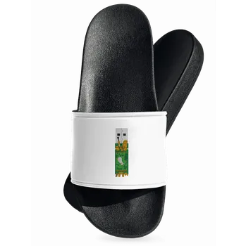 Pánské pantofle Bastard USB city pantofle White