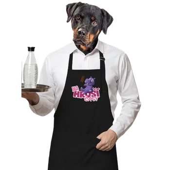 Kuchyňská zástěra Bastard Na hroší časy zástěra Black