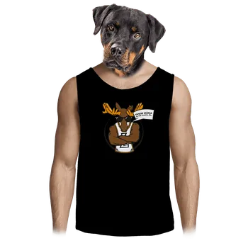 Pánské tílko Bastard Stírací drsňák pánské tílko Black