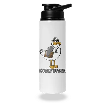 Láhev Bastard Konspiracek lahev na vodu White