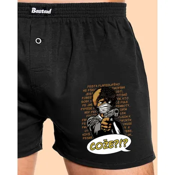 Trenýrky Bastard Jules pánské trenky Black