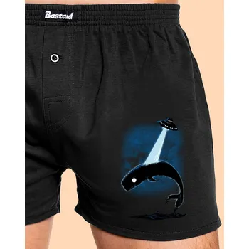 Trenýrky Bastard Big fish pánské trenky Black