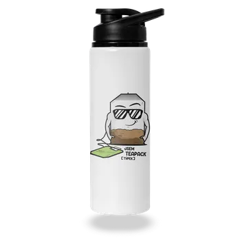 Láhev Bastard Čajový týpek lahev na vodu White