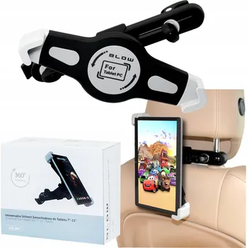 DRŽÁK NA TELEFON DO AUTA TABLET OPĚRKA HLAVY 360 NASTAVITELNÝ 7-11 PALCŮ