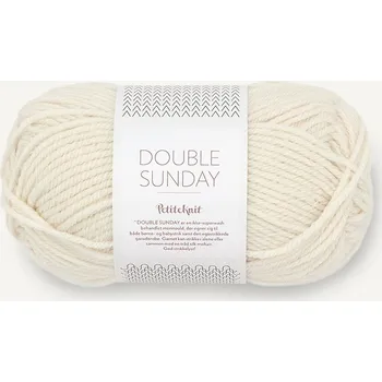 Příze Vlna Merino vlna Double Sunday ecru Sandnes